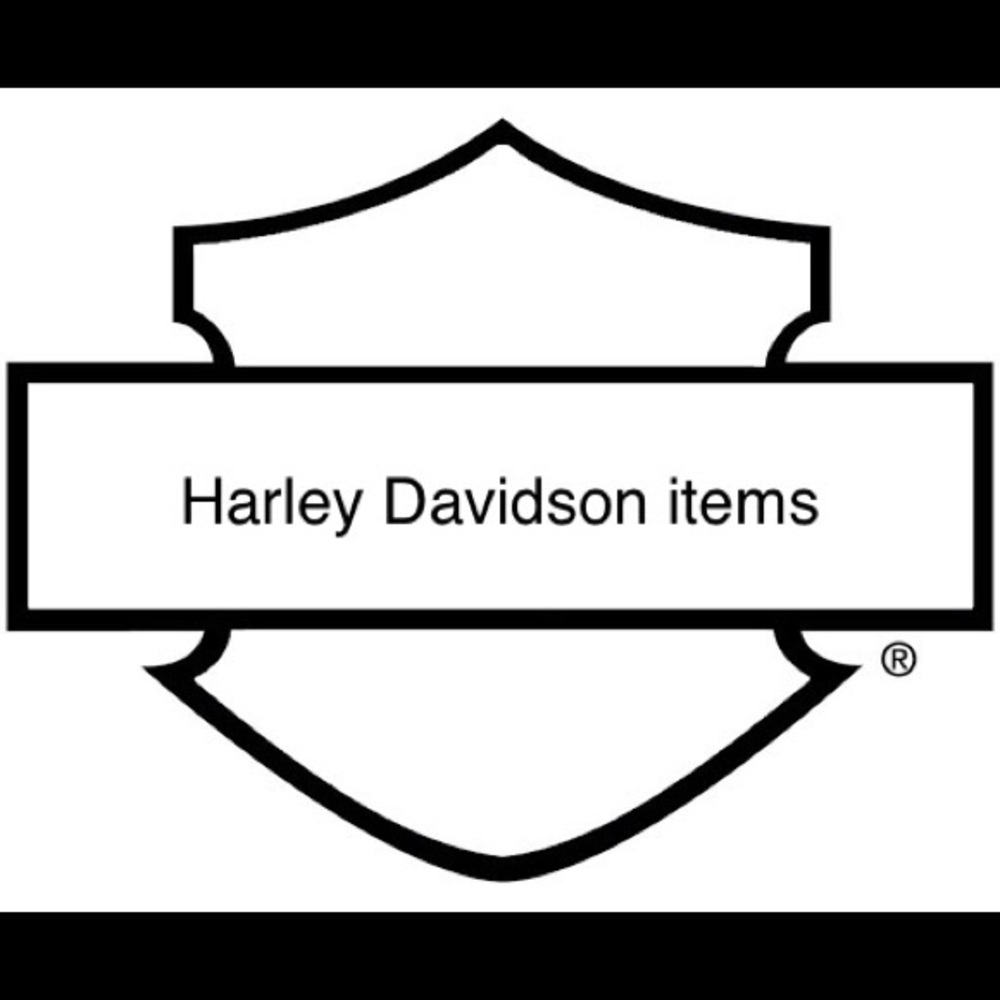 Various Harley Davidson items